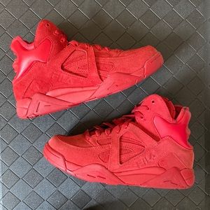 The Cage Fila Red Sneakers